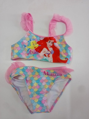 H&M Girls' Swimwear Set Like New, 3 Pieces, Ages 6-8, Pink