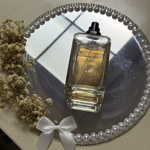 Handmade bridal tray mirror with pearls new