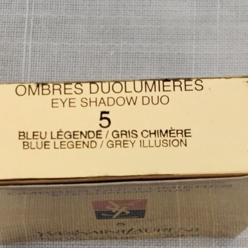 Yves Saint Laurent Duo Eyeshadow No. 5 Blue Legend Grey Illusion like new