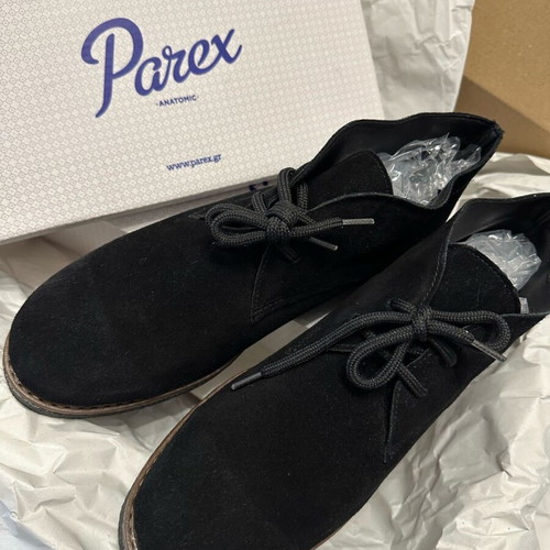 Parex suede women's ankle boots new, black, size 41