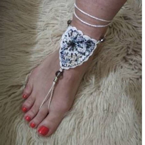 Barefoot jewelry for feet new, multicolored