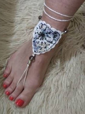 Barefoot jewelry for feet new, multicolored