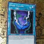 Dark Calling Yu-Gi-Oh card new