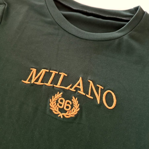Top green with Milano embroidery like new