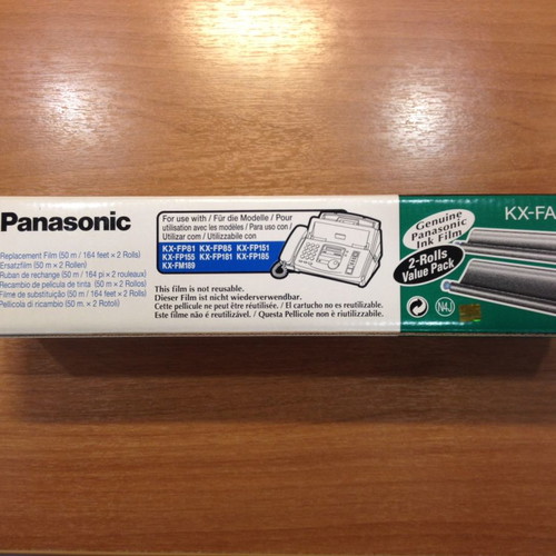 Panasonic Fax Ink Ribbon KX-FA55X, new, 2 rolls