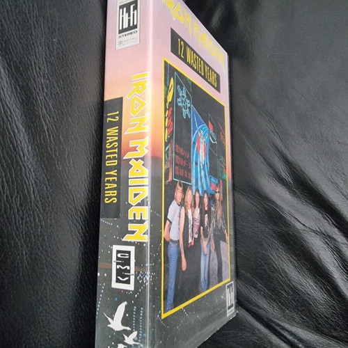 Iron Maiden 12 Wasted Years VHS used, metal