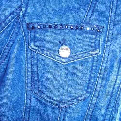 Madlen jean jacket new, small size, blue