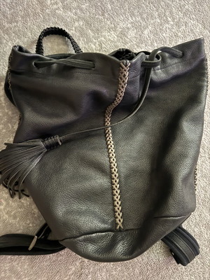 Callista leather backpack like new, black