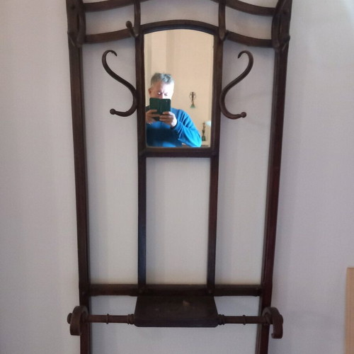 Authentic Entrance Portmanteau (Monk) Art Nouveau / Thonet Style - J. & J. Kohn (1900-1920)