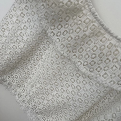 White blouse, size M / 38 / 10, lace