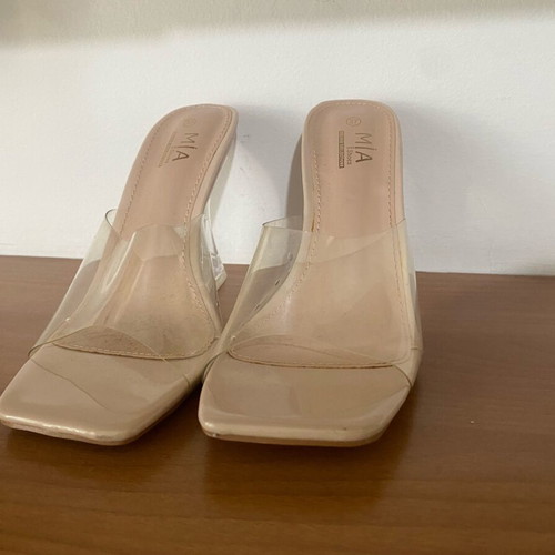 Clear Heels Mia sandals like new, size 37