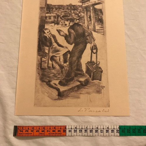 Lela Paschali Lithographs new, A Greece That Is Leaving, Lost Professions