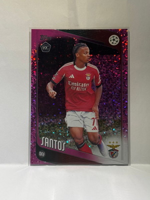 2025-26 Topps UCC Flagship Leandro Santos #160 Pink new