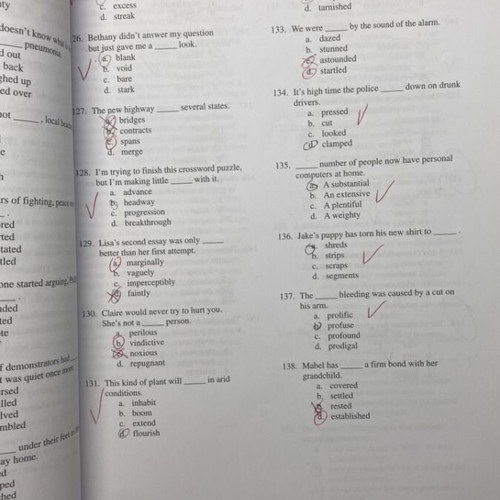 Burlington Practice Tests Michigan Proficiency book used