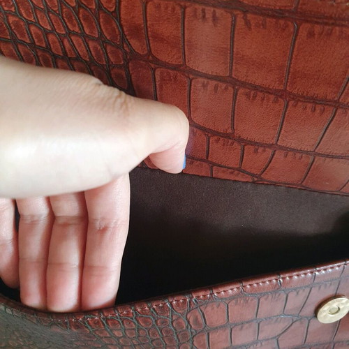 Handbag like new, brown