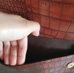 Handbag like new, brown