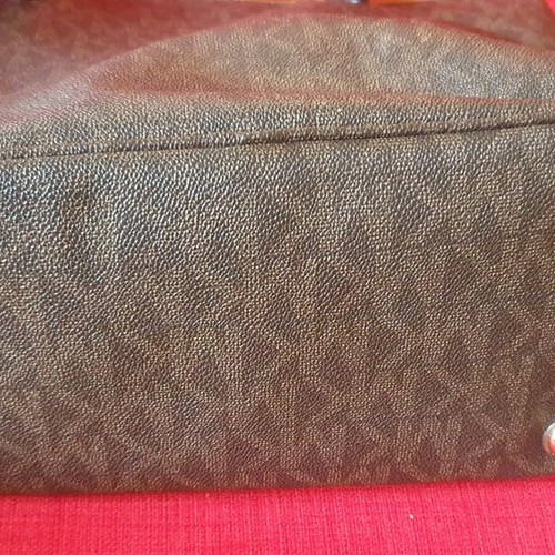 Michael Kors big shoulder bag used, beige brown