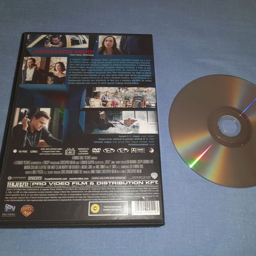 Inception DVD with subtitles, sci-fi action movie