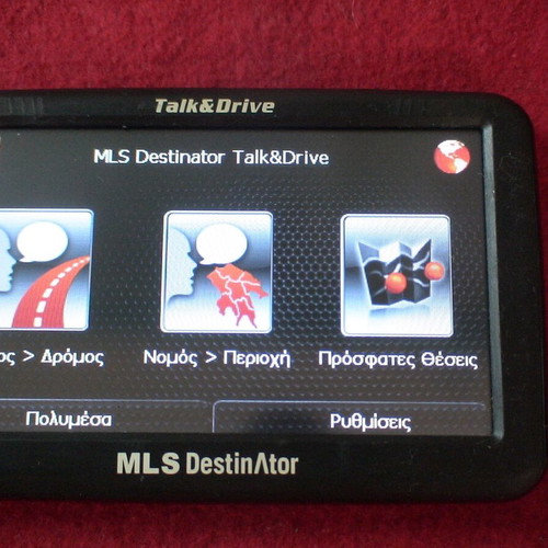 MLS Destinator Talk & Drive GPS navigator used with original charger