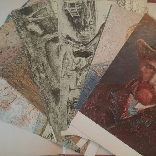 Van Gogh Fernand Hazan 1975 used French edition with gift postcard