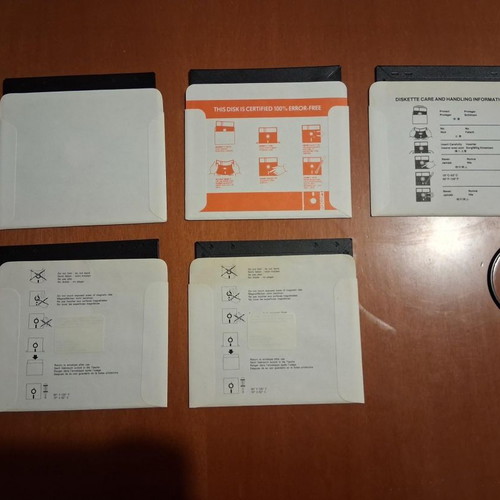 5.25-inch floppy disks used, pack of 5