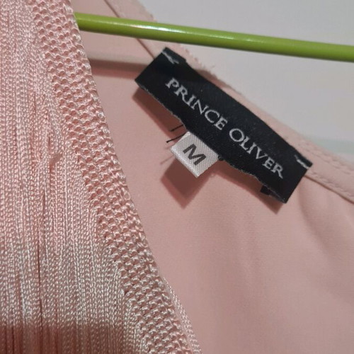 Prince Oliver dress new, size M, pink with fringes and transparency