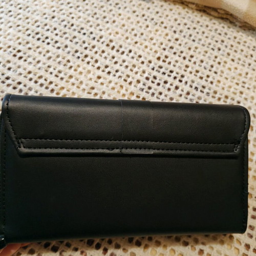 Black wallet phone bag new with strap