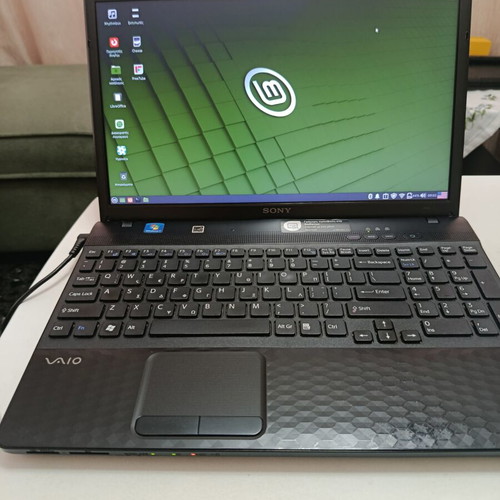 Sony Vaio VPC EL3S1E laptop with AMD E450, 8GB RAM, 120GB SSD, Linux