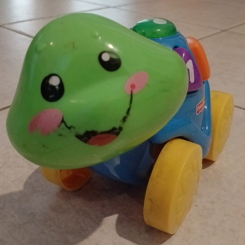 Fisher-Price turtle toy with numbers and counting song