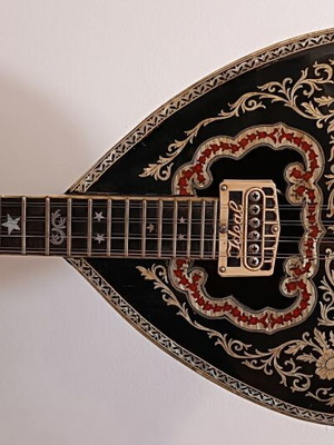 Old Four-String Bouzouki 60 Dougies with Ideal Pickup, Used