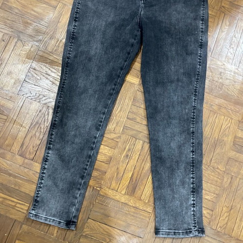Jeans elastic five-pocket with inner zipper and button, new