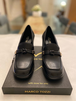 Marco Tozzi pumps new, black, size 38