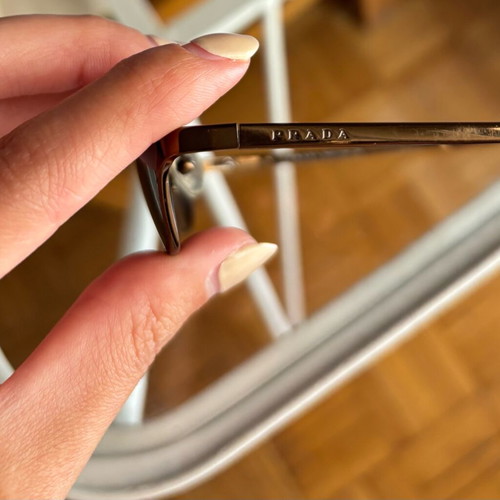 Prada Vintage VPR57E 8AE-101 Glasses like new, bronze and black