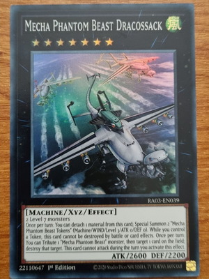 Mecha Phantom Beast Dracossack RA03 Near Mint