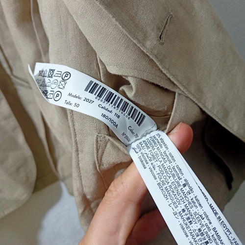 Massimo Dutti linen blazer like new, size 50, beige