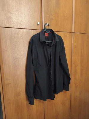 Hugo Boss Slimfit Μαύρο Πουκάμισο Μέγεθος 44 Σαν Καινούργιο