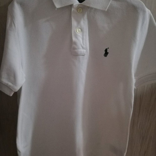 Polo Ralph Lauren shirt for boy 8 years white short sleeve like new