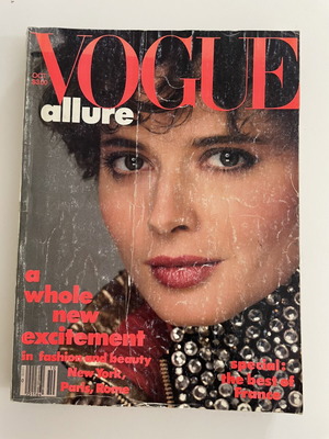 Περιοδικό Vogue 1982 μεταχειρισμένο με εξώφυλλο Isabella Rossellini