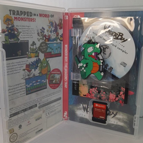 WonderBoy The Dragon's Trap Switch like new, English version, complete