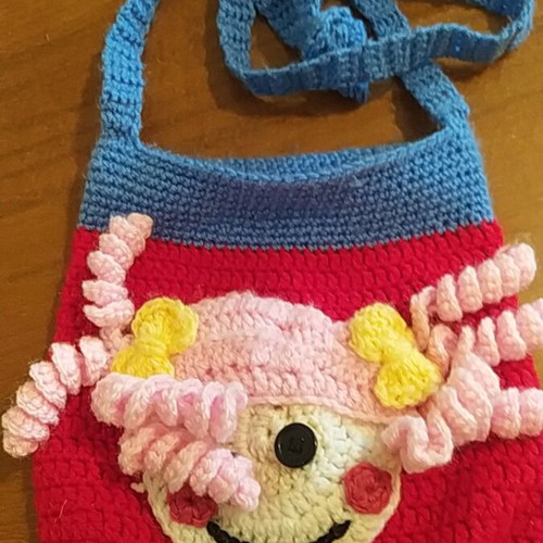 Lalaloopsy handmade crossbody bag like new