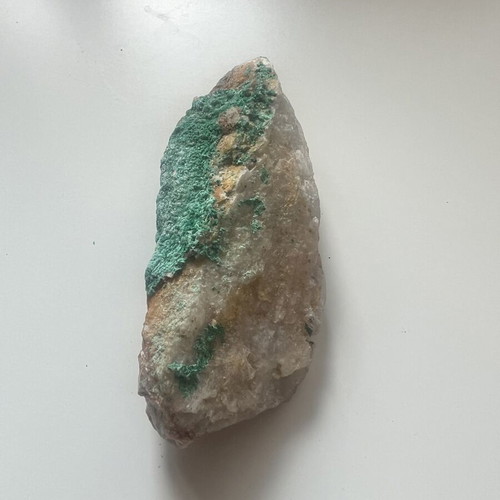 Malachite natural raw specimen on matrix 61g