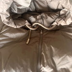 Zara jacket size S like new, beige with hood and zipper