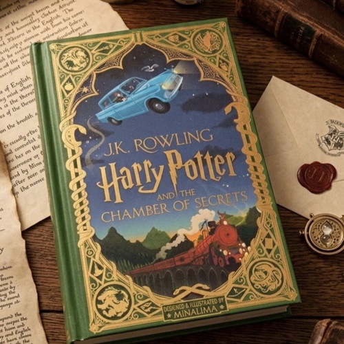 Minalima Harry Potter and the Chamber of Secrets βιβλίο μεταχειρισμένο, αγγλικά