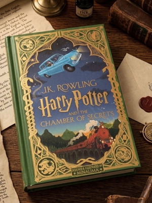 Minalima Harry Potter and the Chamber of Secrets βιβλίο μεταχειρισμένο, αγγλικά