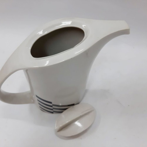 Vintage porcelain ewer from Razgrad 1970s like new, geometric design