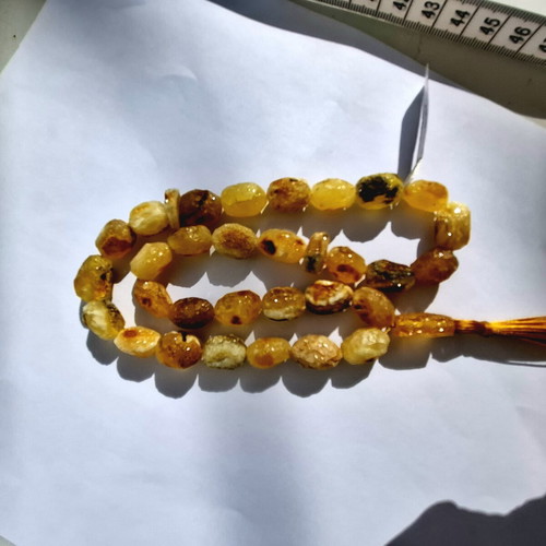 Baltic Amber Komboloi handmade, 30 gr