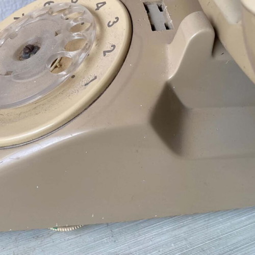 Vintage τηλέφωνο ITT ελληνικής κατασκευής 1977 μεταχειρισμένο