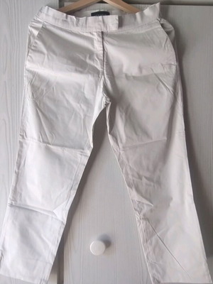 Chino pants Diana Gallesi like new, white, size S