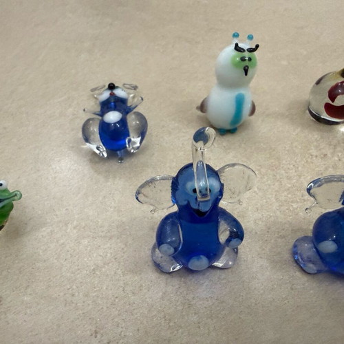 Murano miniatures like new, set of 8 pieces