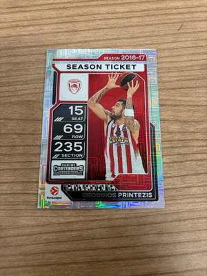 Season Ticket 2025-26 Euroleague Contenders Legends Giorgos Printezis σαν καινούργιο